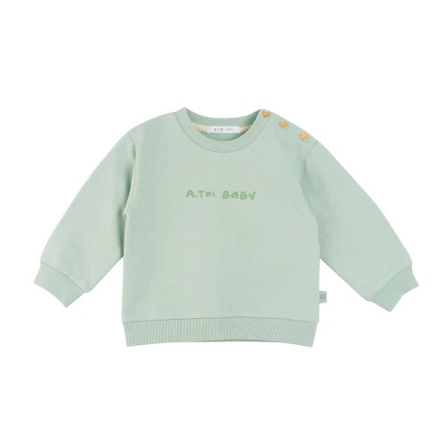 [a.toi baby] aiden sweatshirt mint - 마르마르